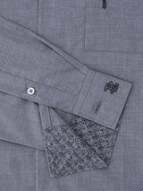 Chemise ville aspect chiné bleu - IZAC