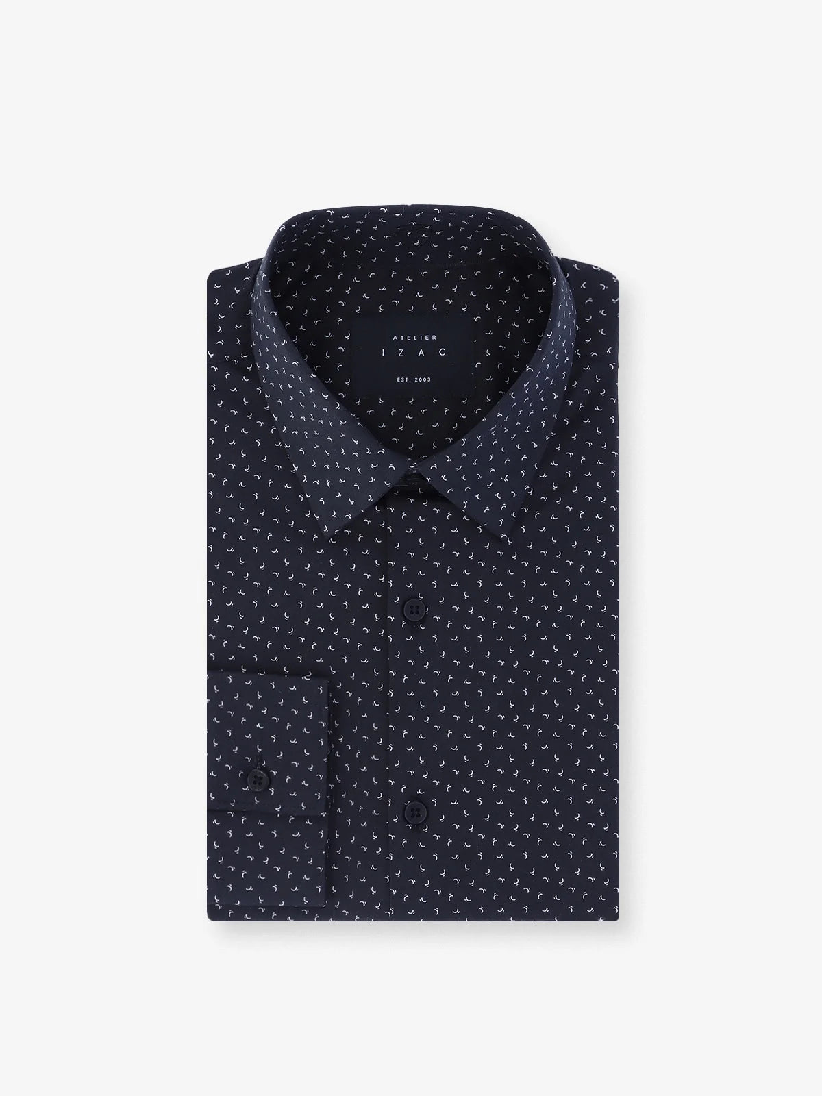 Chemise ville imprimée noire - IZAC