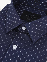 Chemise ville imprimée marine - IZAC