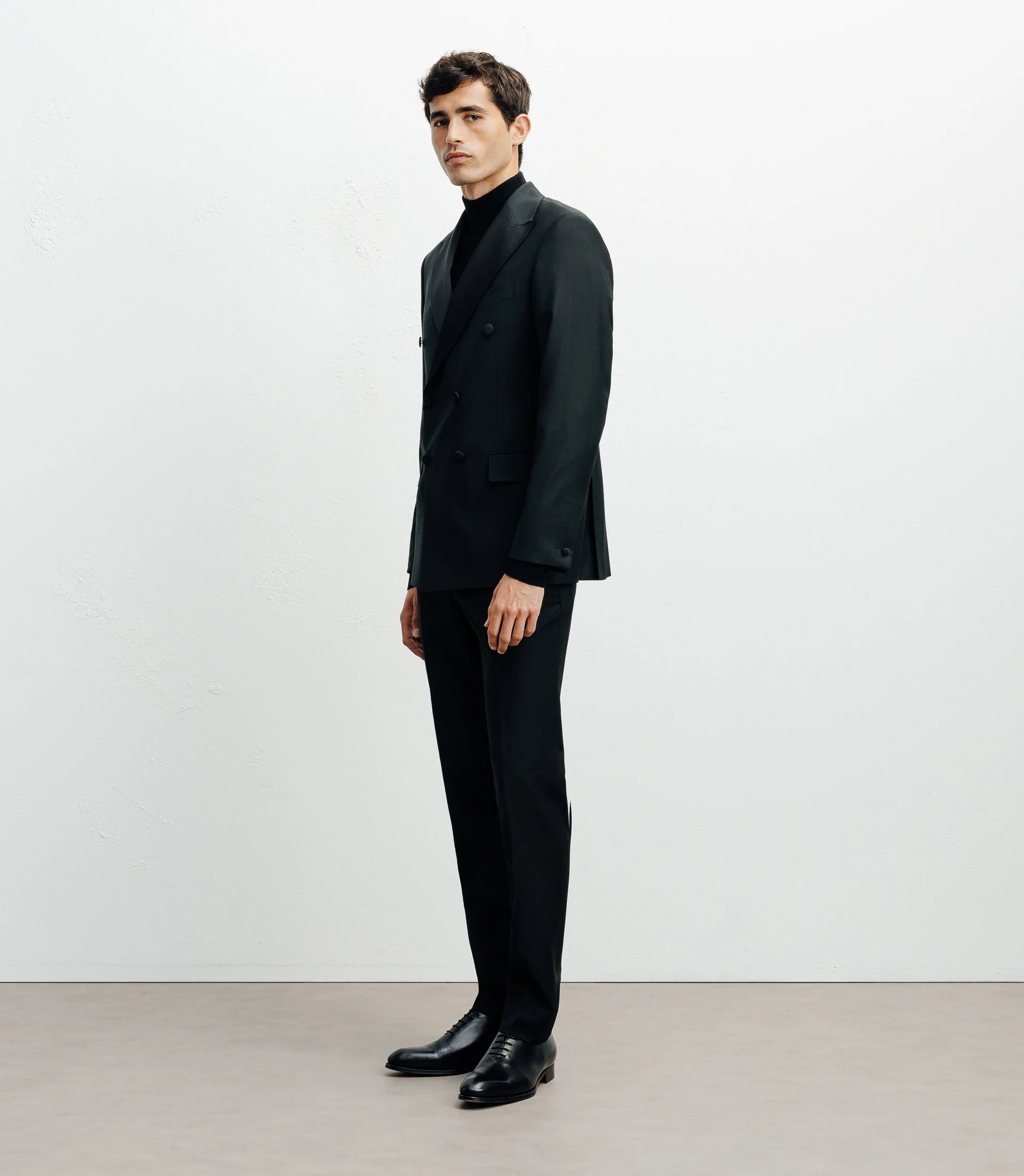 Costume croisé noir - IZAC