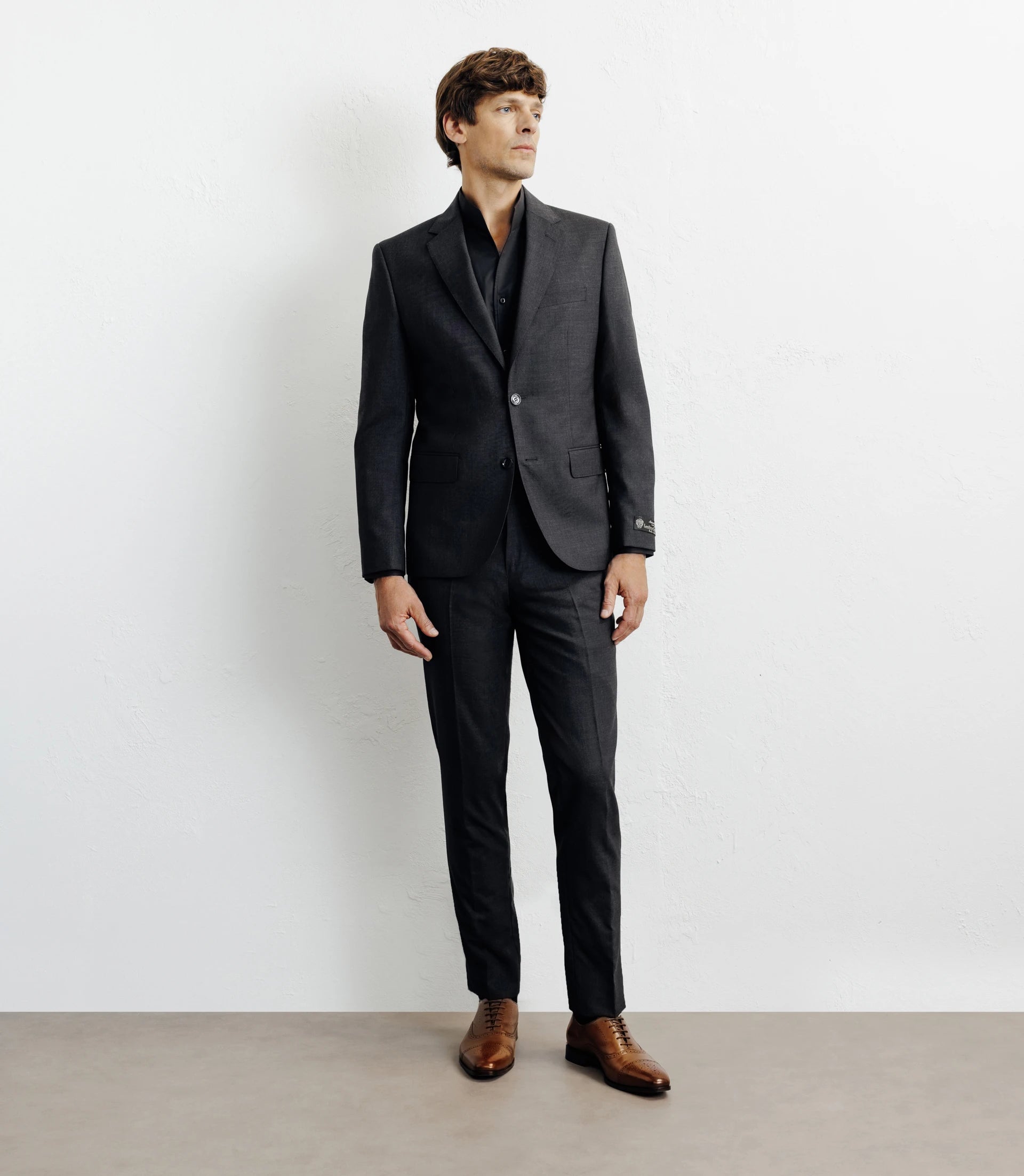 Costume 2 boutons anthracite - IZAC