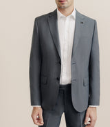 Costume 100% laine gris