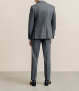 Costume 100% laine gris