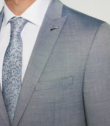 2-button suit in blue wool FAKI