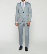 2-button suit in blue wool FAKI