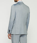 2-button suit in blue wool FAKI