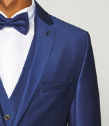 2-button wool suit BLUE