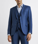 Blue wool 2 -wool suit