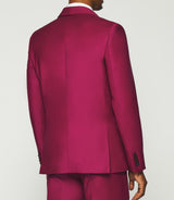 FAVORI 2-button wool suit in fuchsia pink