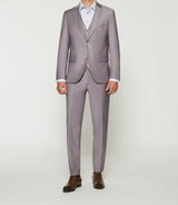 2-button suit in dark parma wool FAVORI