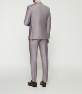 2-button suit in dark parma wool FAVORI