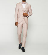 FAVORI 2-button wool suit in pink