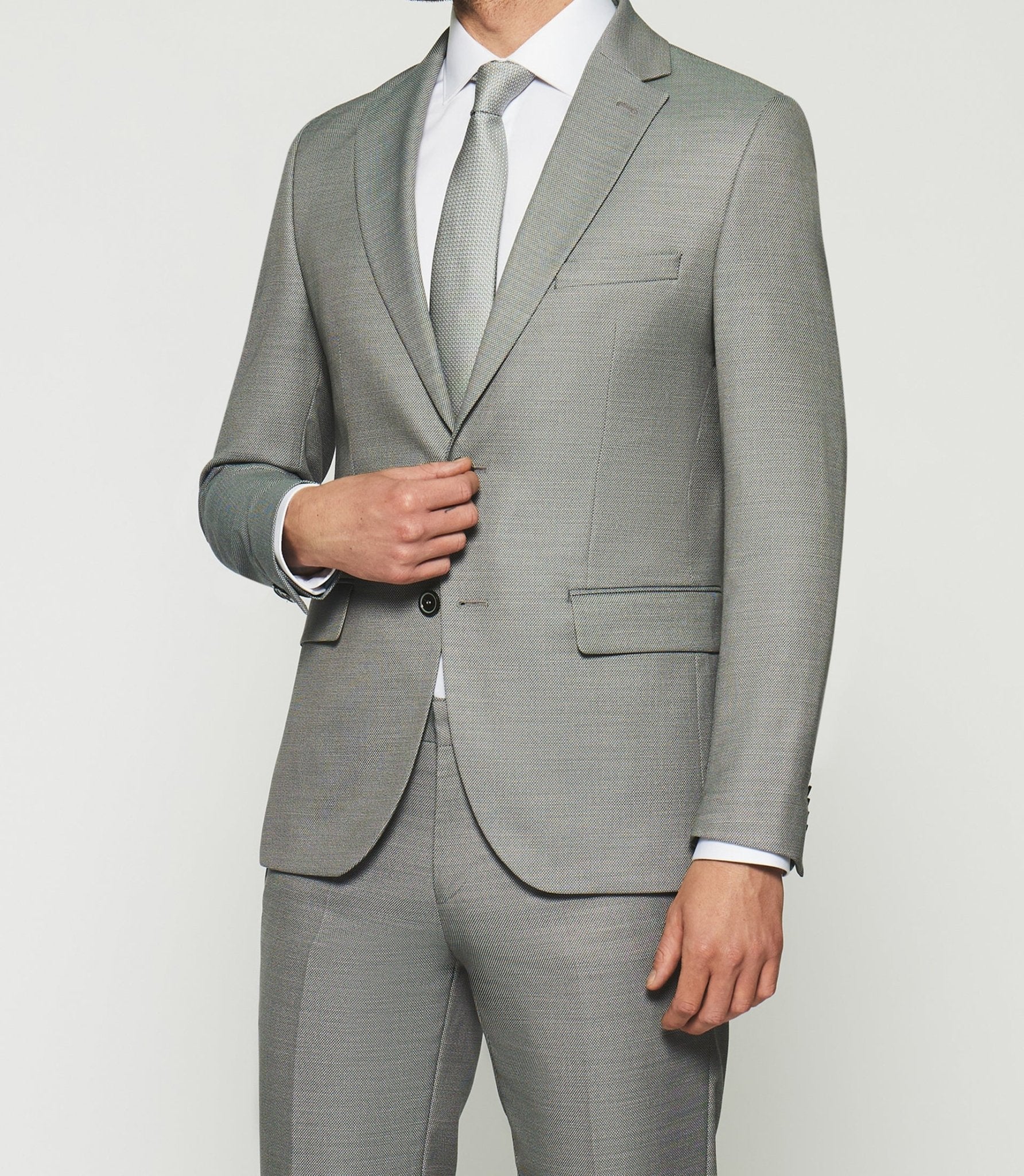 Costume 2 boutons kaki FEELING - IZAC