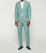 2-button suit with khaki tennis stripes FERNO