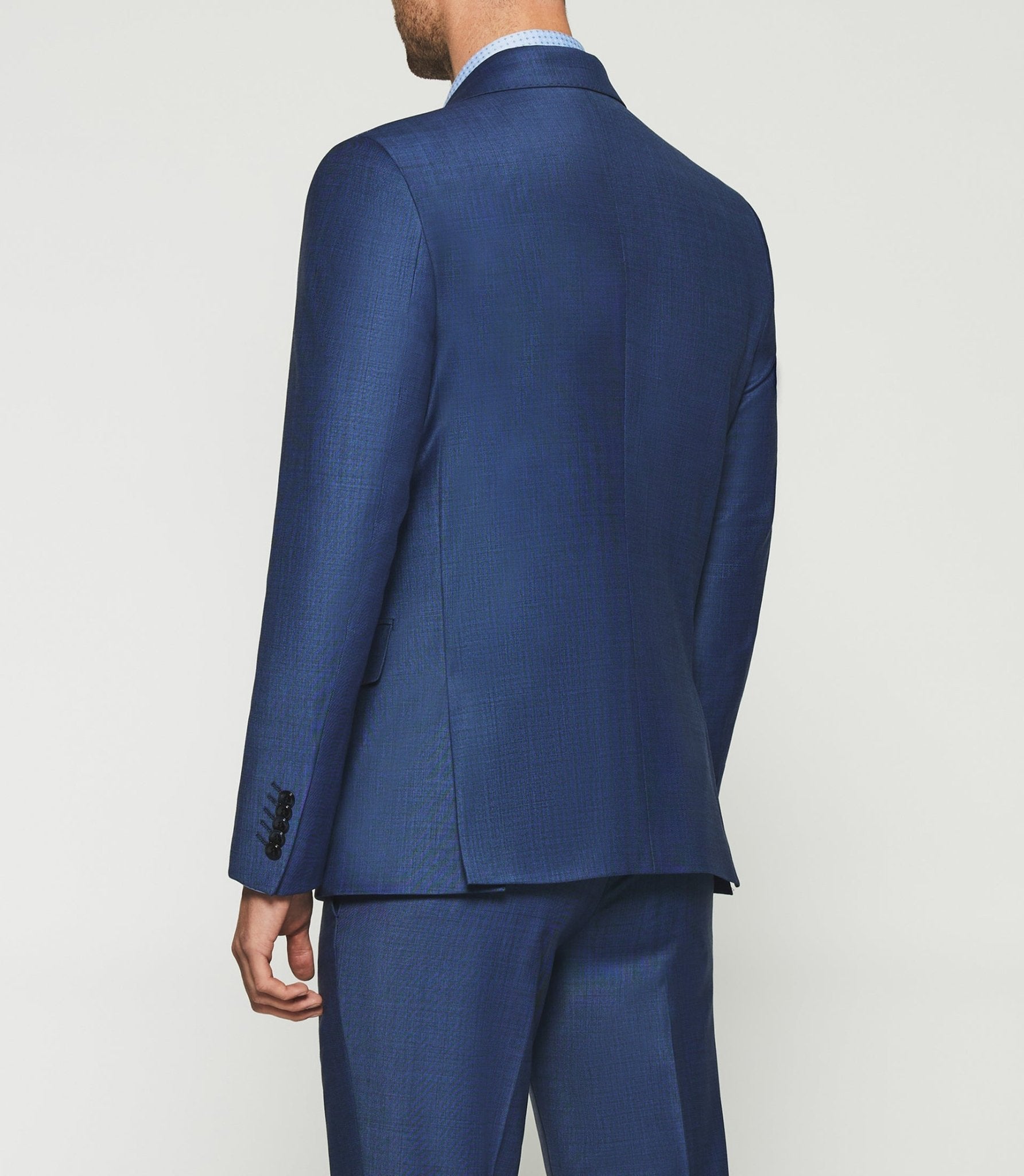 Costume 2 boutons bleu FIGLI - IZAC