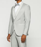 Fancy light grey formal suit FOLIE