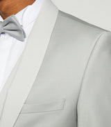 Fancy light grey formal suit FOLIE