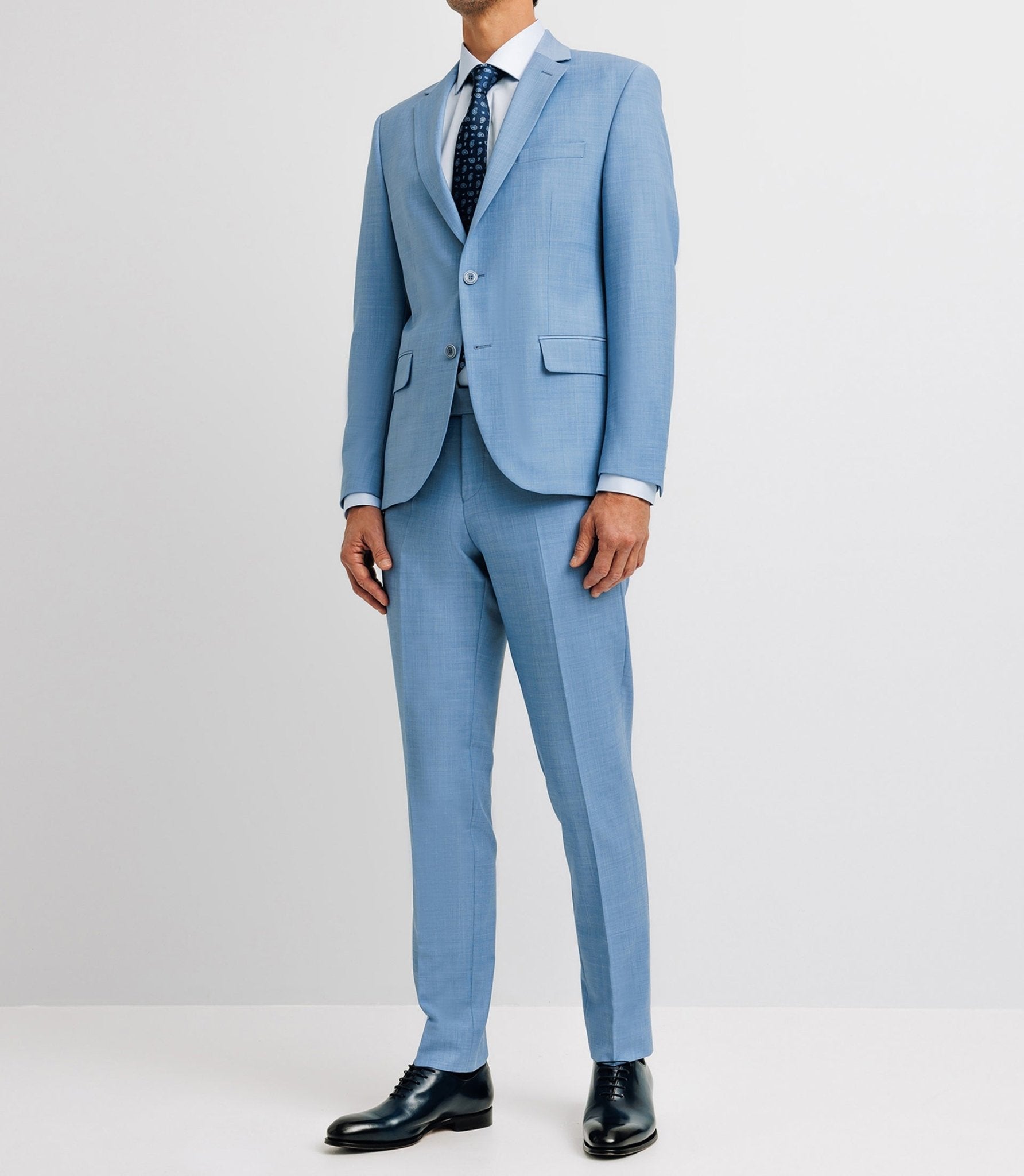 izac Costume boutons bleu ciel Outlet Vêtements