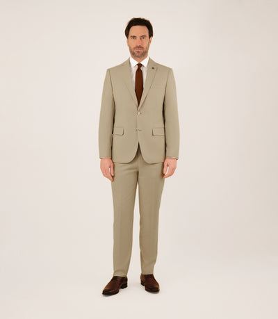 Costume 2 boutons beige - IZAC