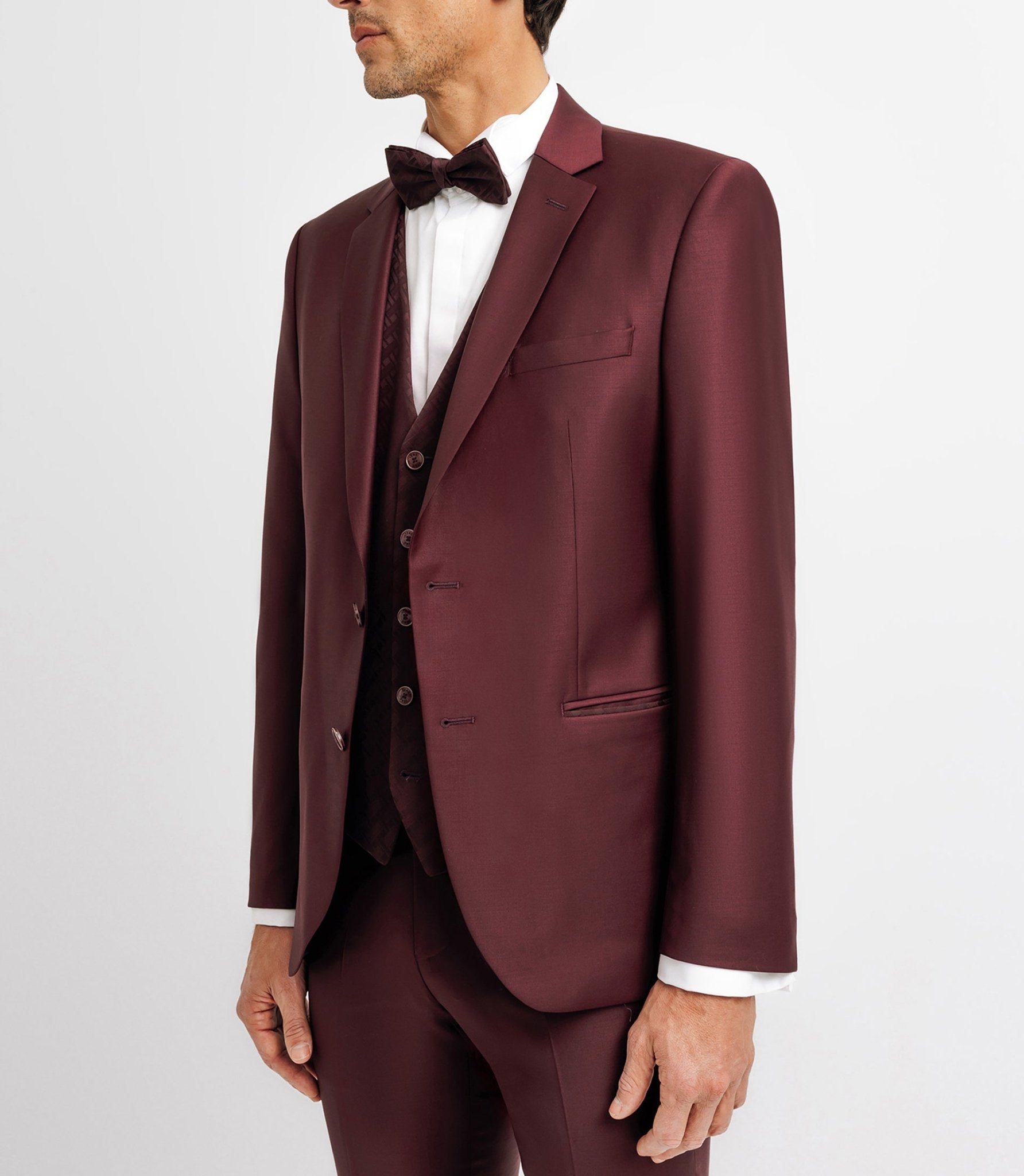 Costume de cérémonie 3 pièces violet - IZAC