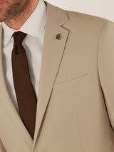 Costume 2 boutons beige clair - IZAC