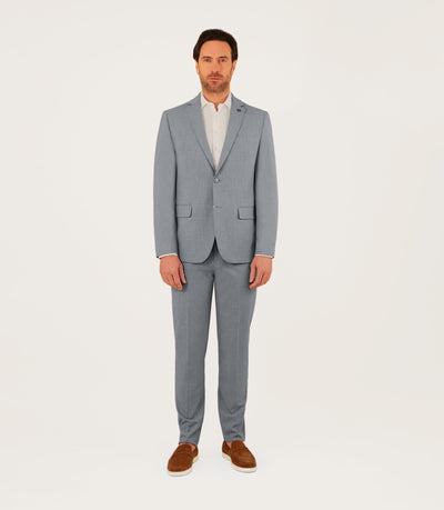 Costume 2 boutons bleu ciel - IZAC