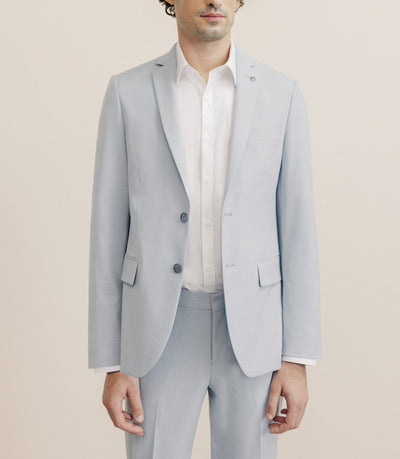 Costume avec poches bleu ciel - IZAC