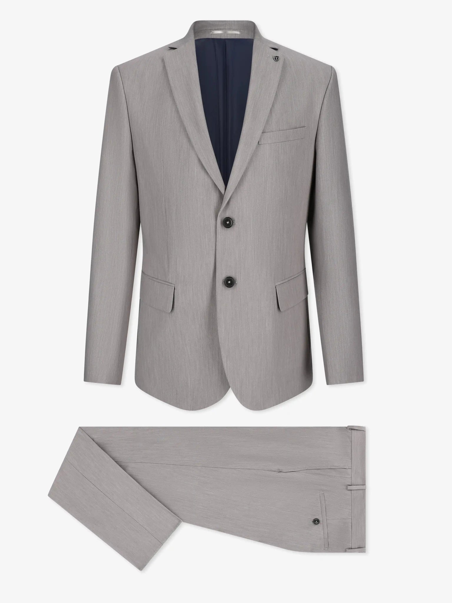 Costume 2 boutons gris moyen - IZAC