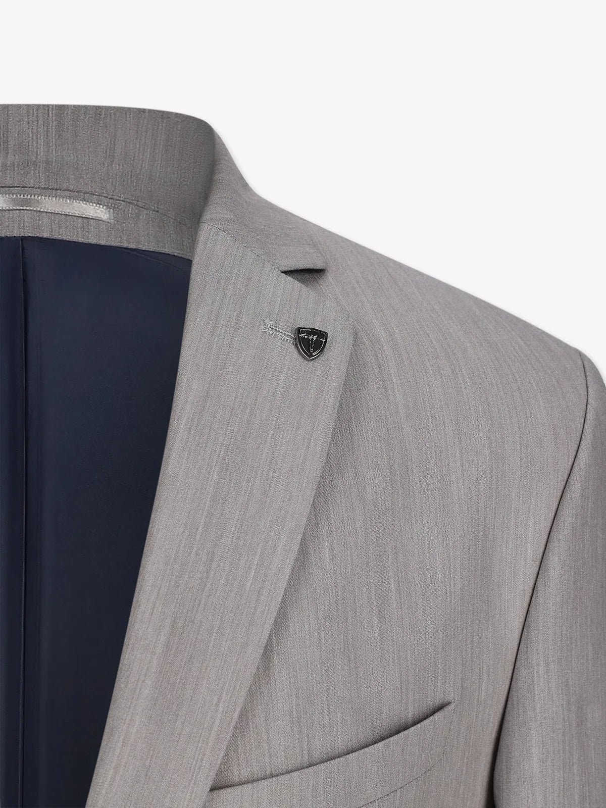 Costume 2 boutons gris moyen - IZAC