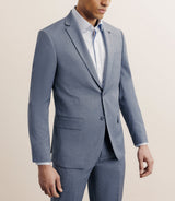 Costume avec 2 boutons bleu ciel