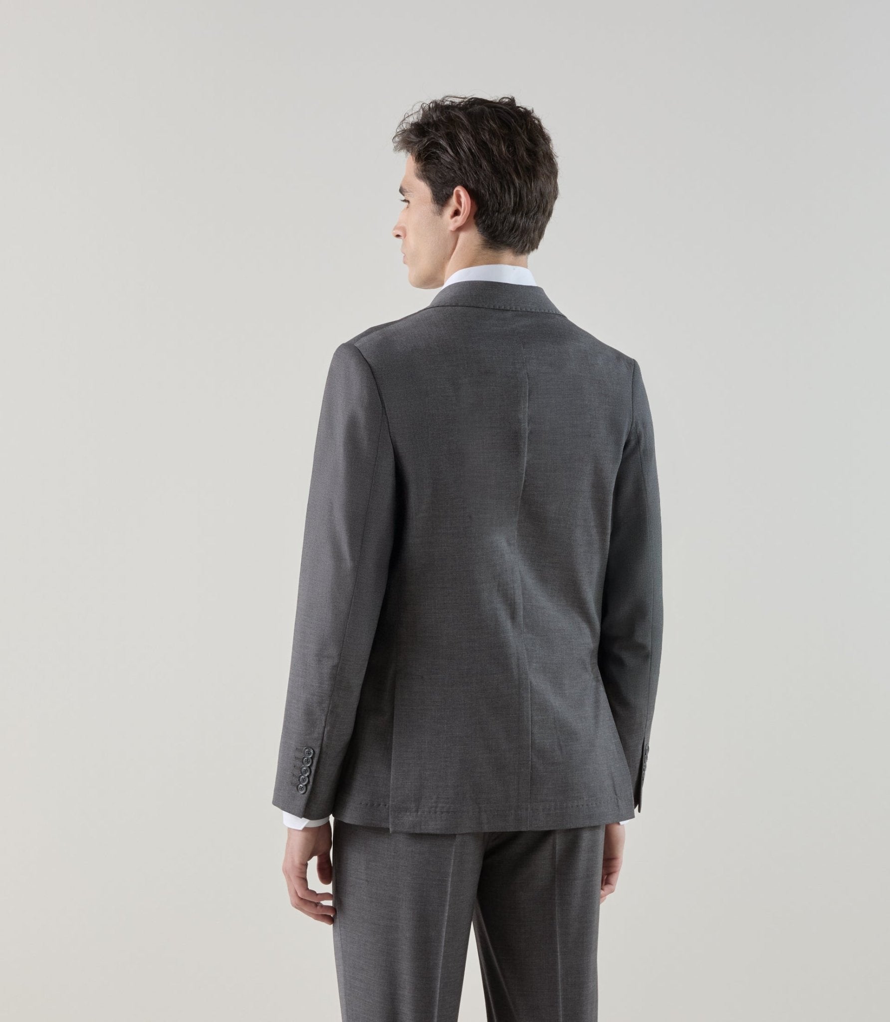 Costume 2 boutons déstructuré gris - IZAC