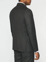 Costume 2 boutons en laine kaki LATIN - IZAC