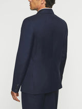 Costume 2 boutons en laine bleu marine LATIN - IZAC