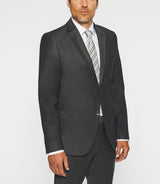 Costume 2 boutons en laine gris anthracite LIMONEREG - IZAC