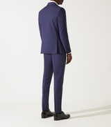 Free navy blue wool city pants