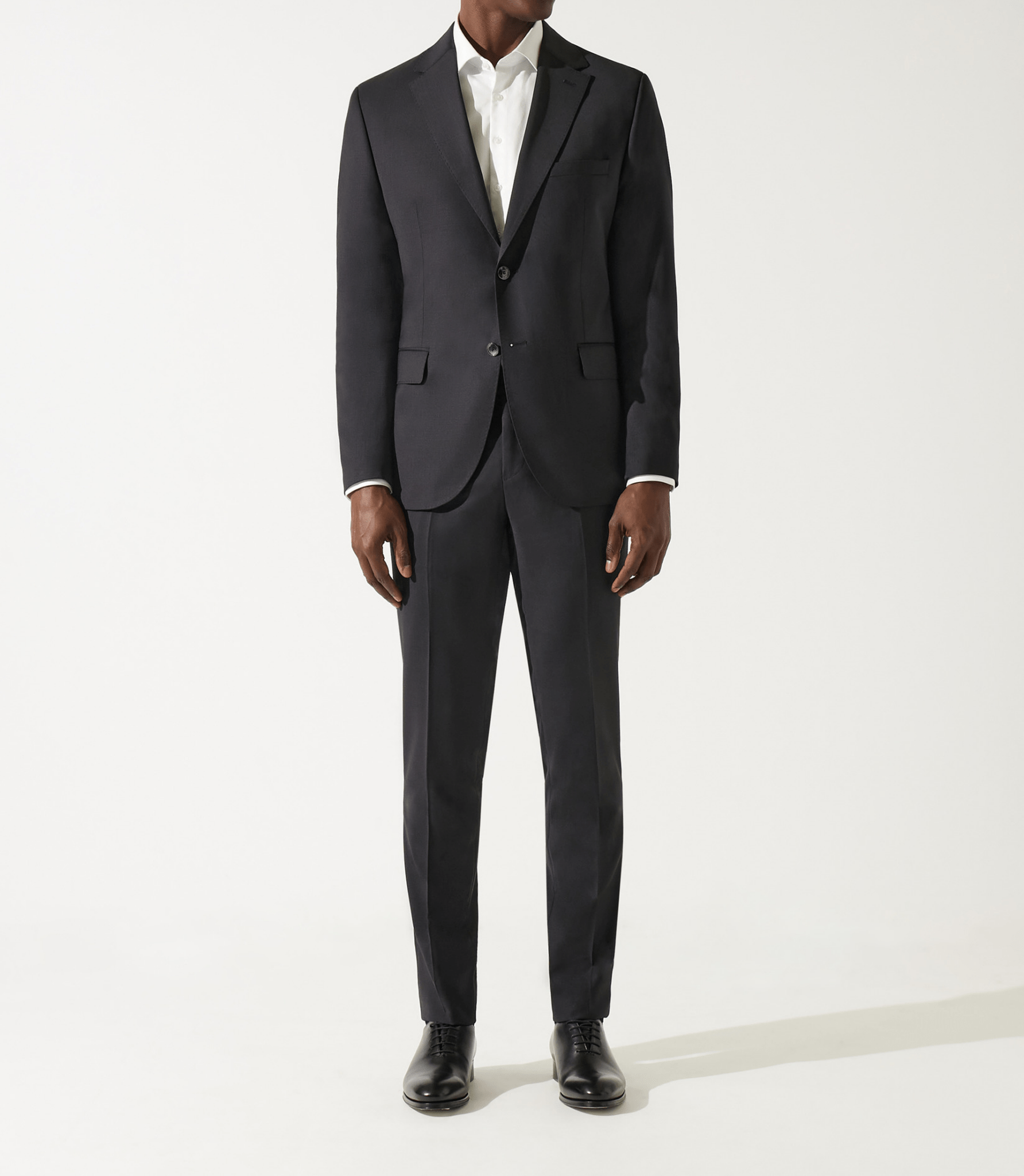 Costume en laine 2 boutons noir - IZAC