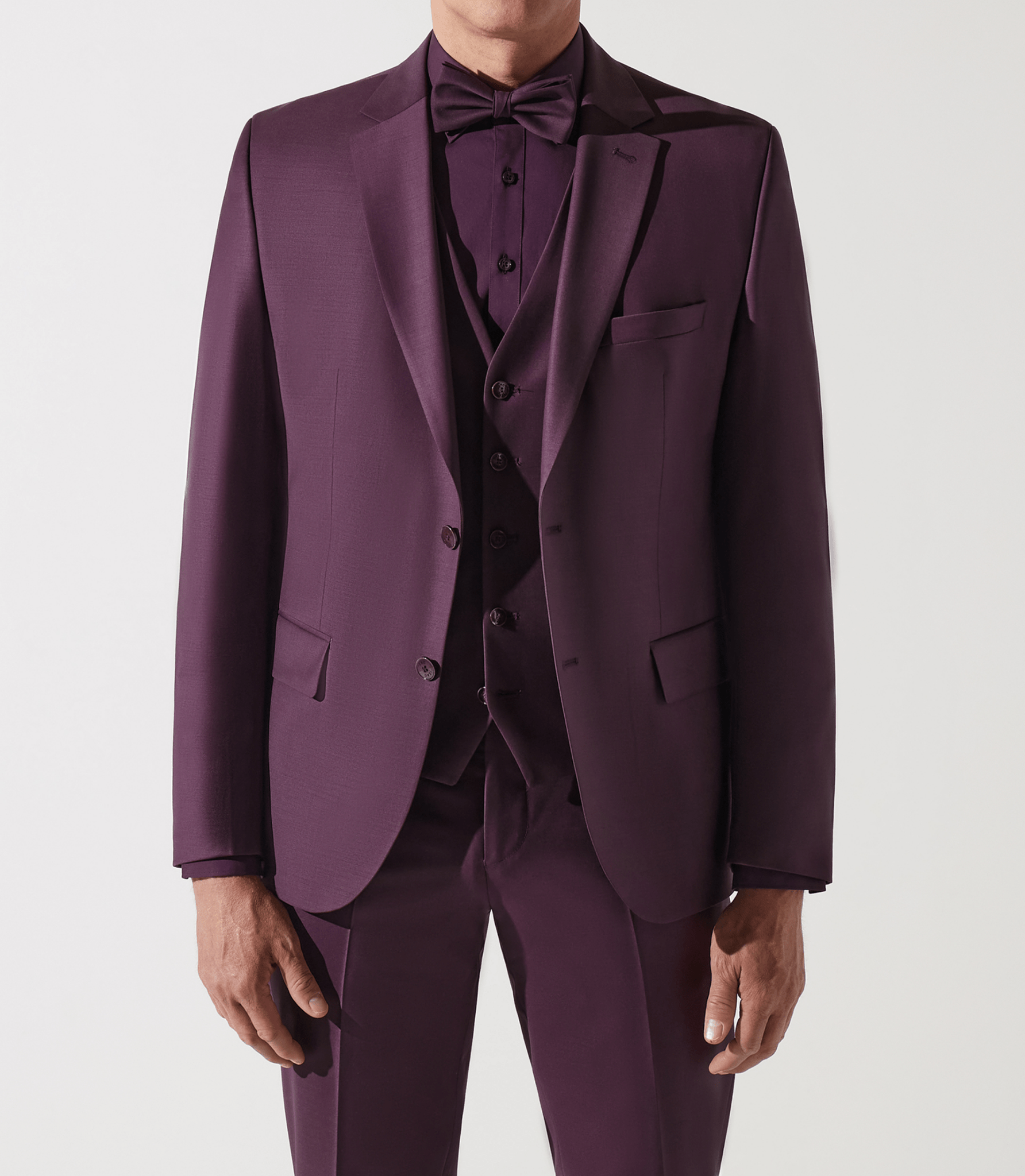 Costume violet 2 boutons - IZAC