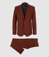 2 mahogany buttons suit