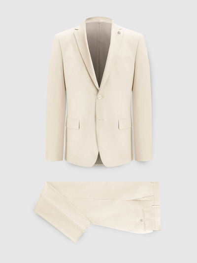 Costume 2 boutons beige clair - IZAC