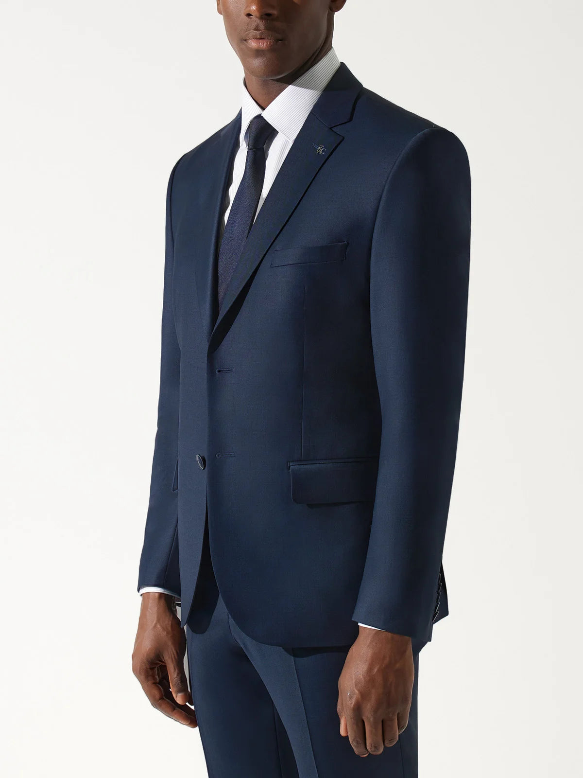 Costume 2 boutons bleu