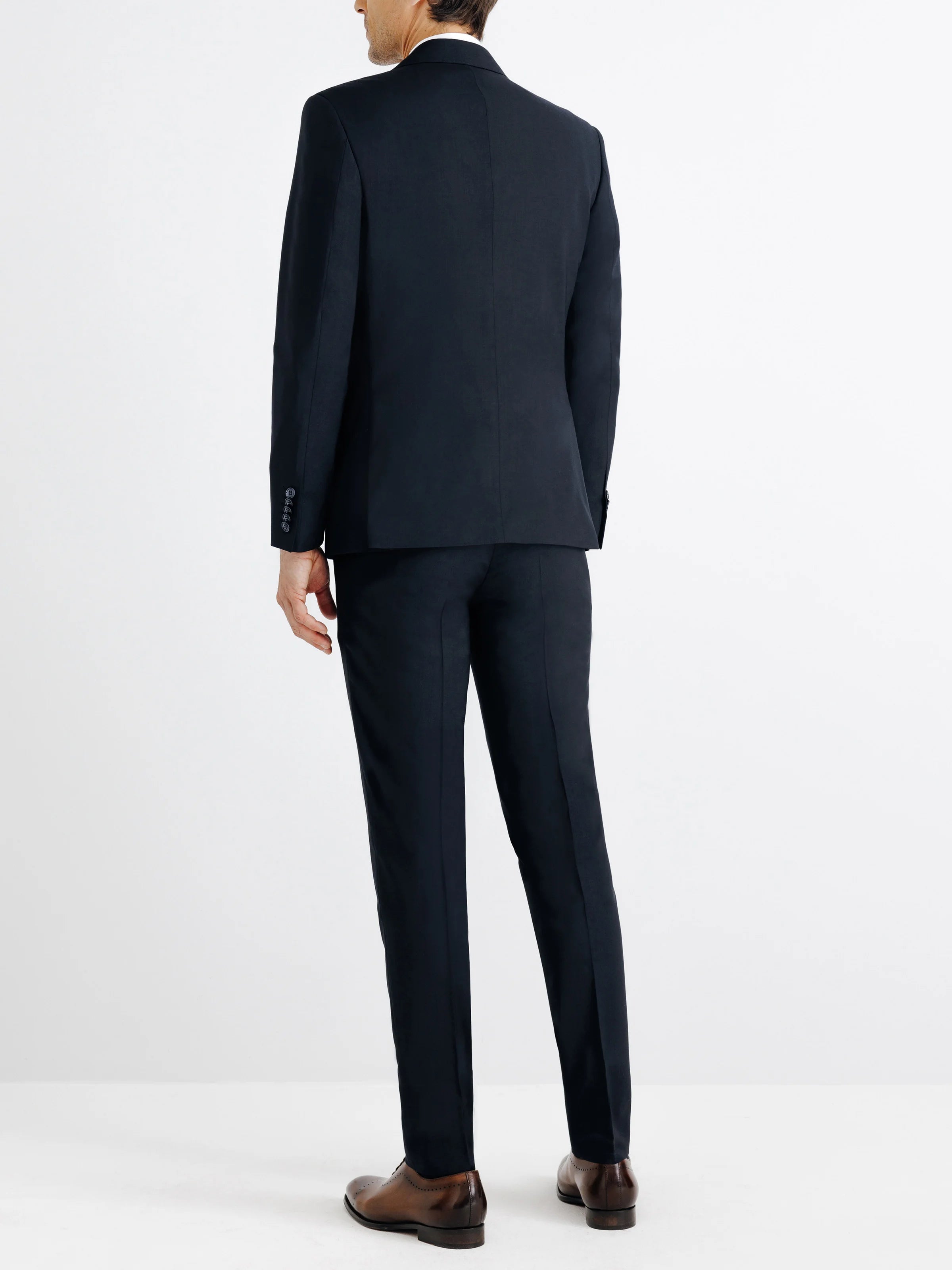 Costume 2 boutons laine bleu marine - IZAC