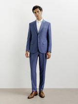 Costume en laine bleu - IZAC