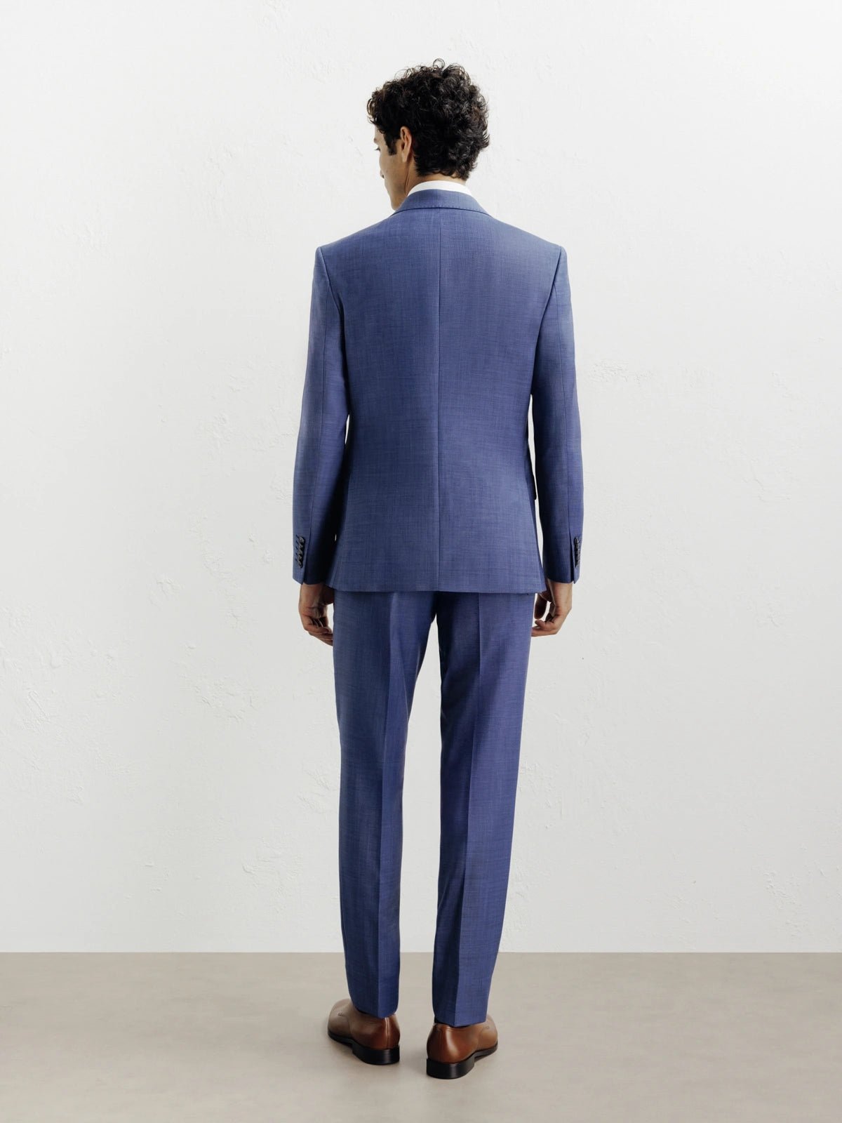 Costume en laine bleu - IZAC