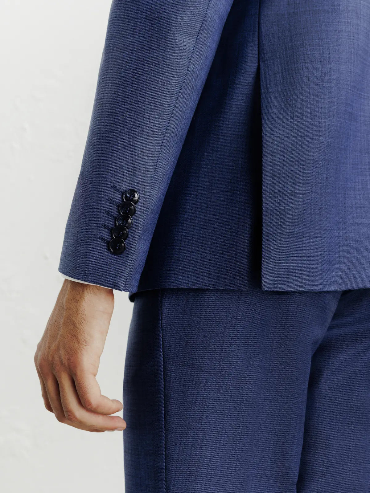 Costume en laine bleu - IZAC