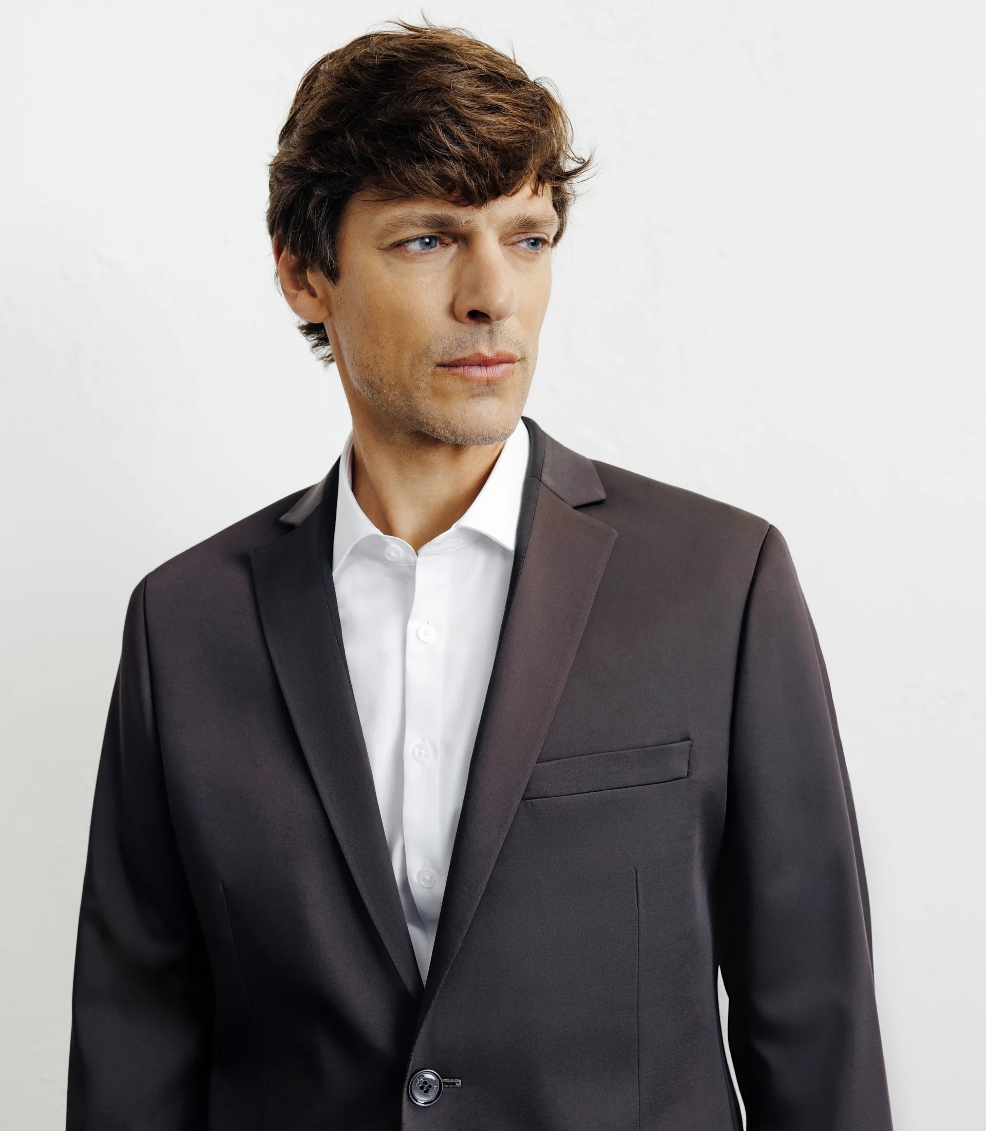 Costume 2 boutons bordeaux - IZAC