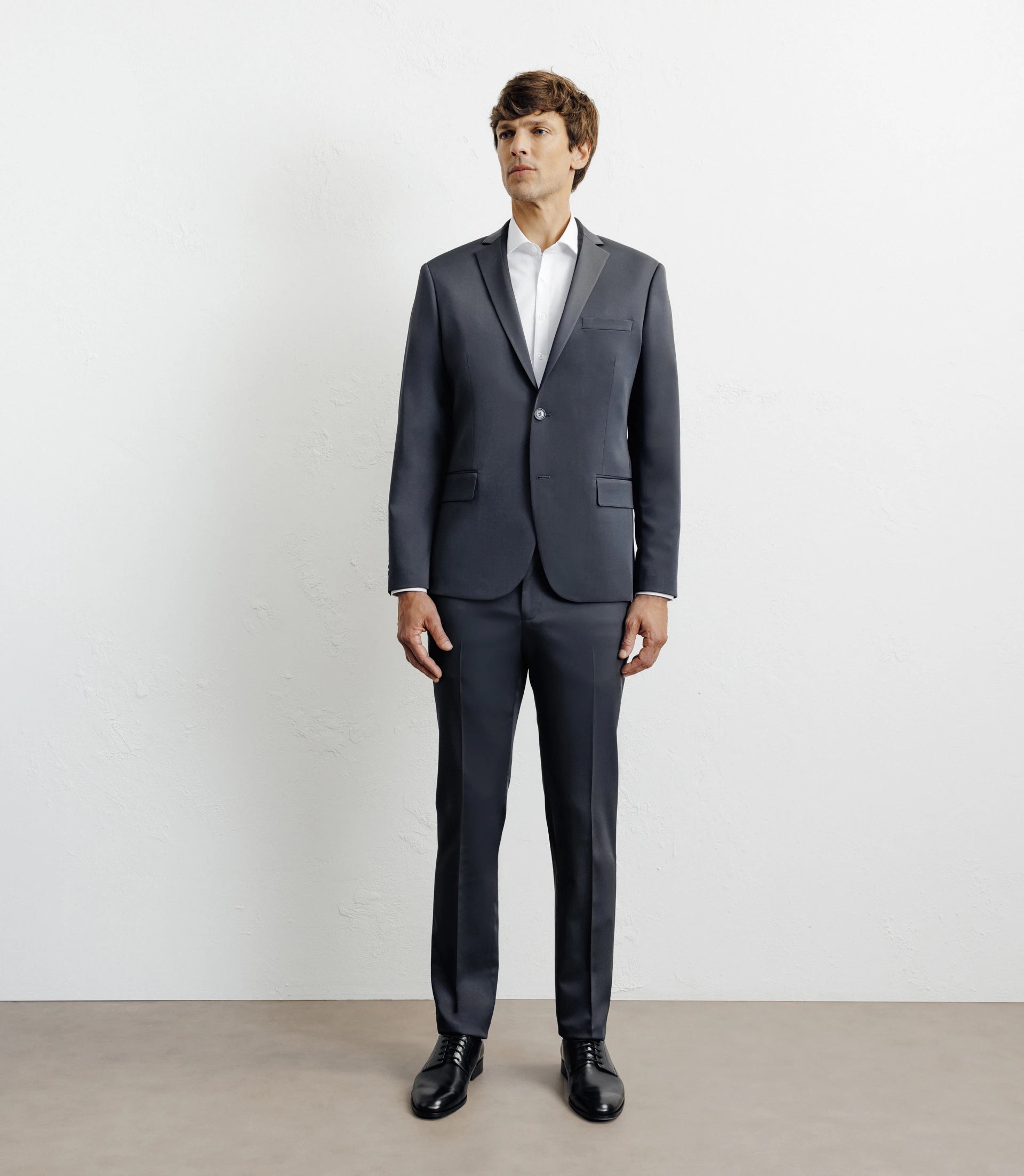 Costume 2 boutons gris - IZAC