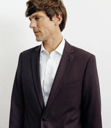 Costume 2 boutons bordeaux - IZAC