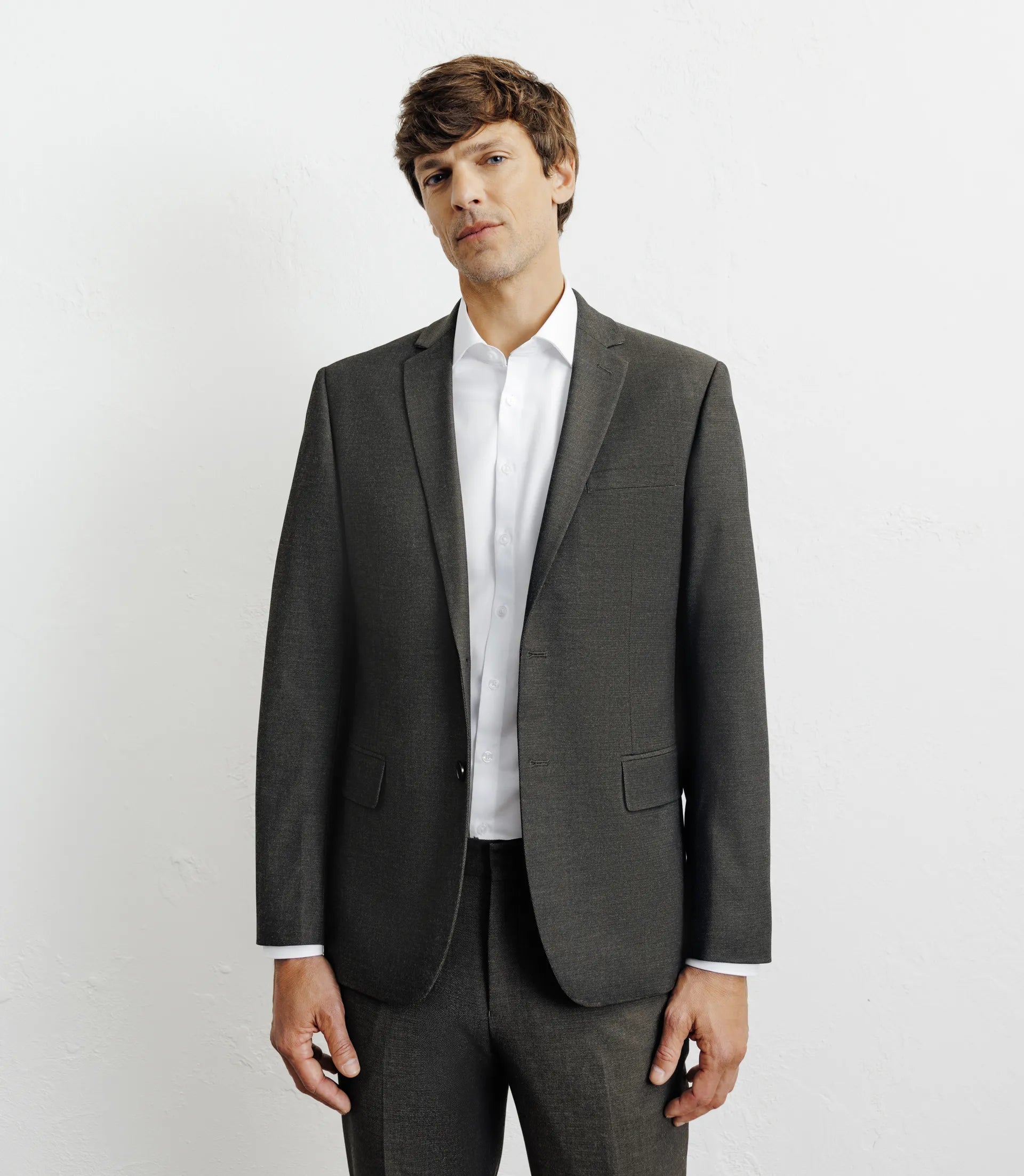 Costume 2 boutons marron - IZAC