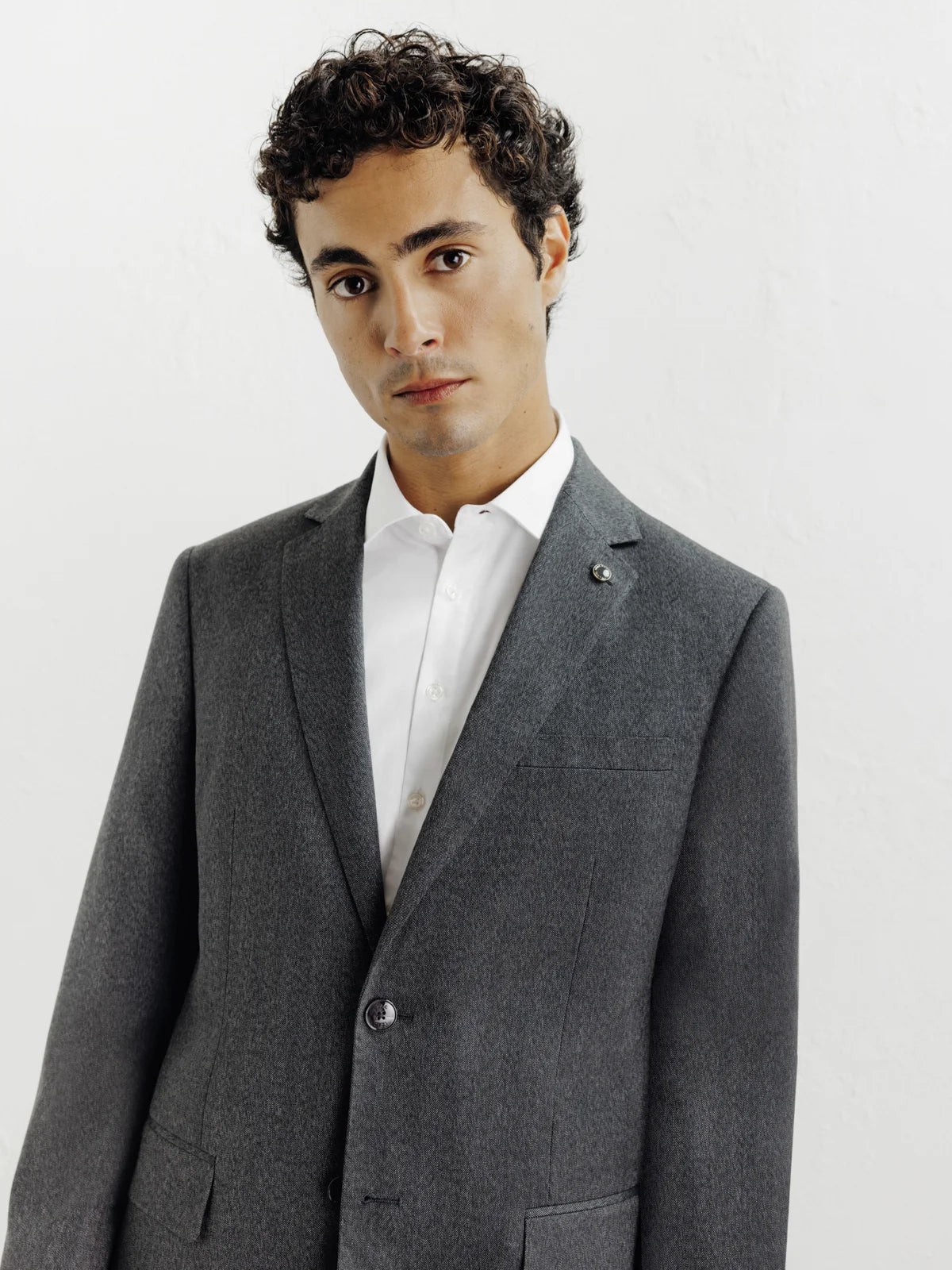 Costume 2 boutons anthracite - IZAC