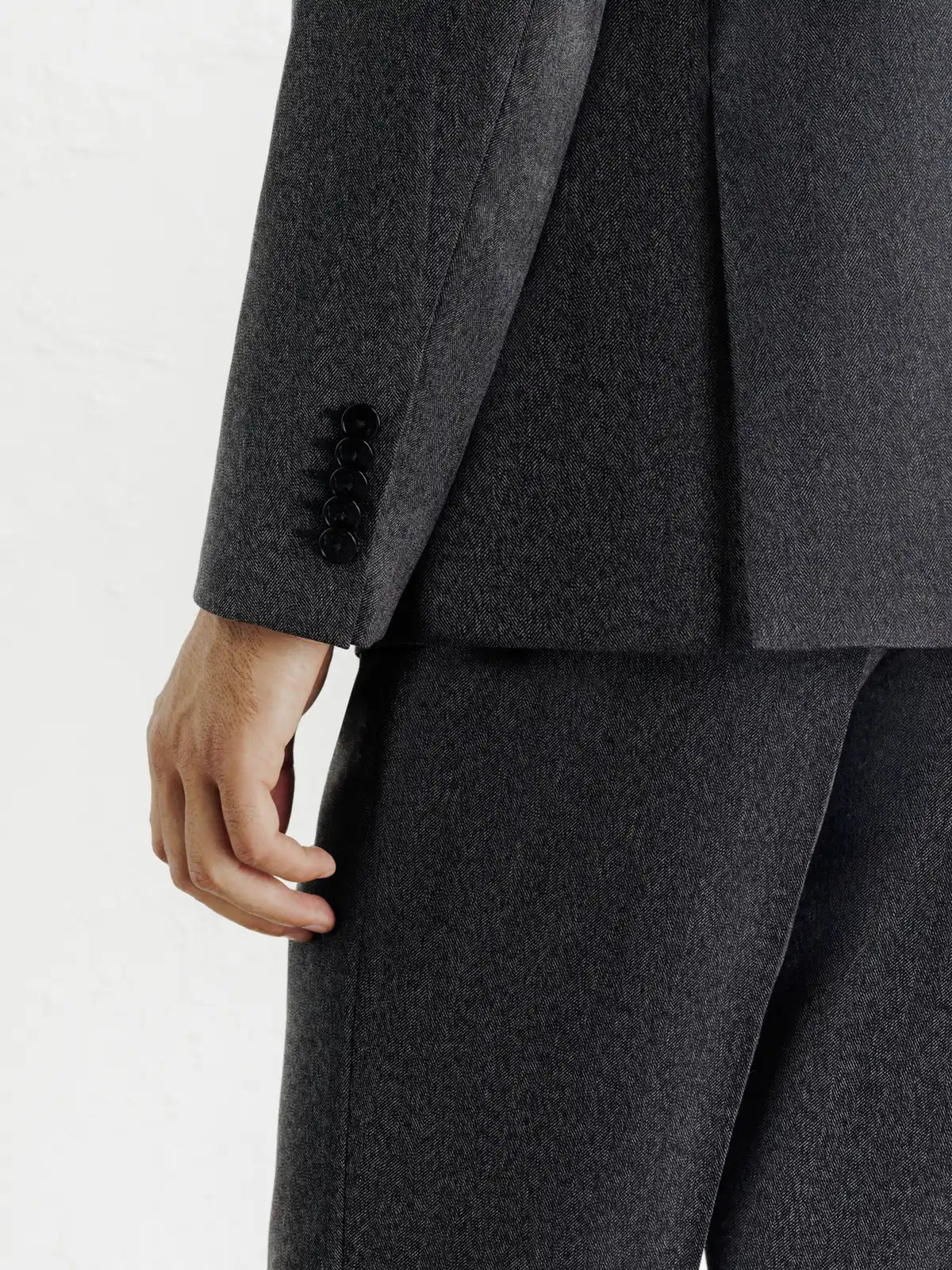 Costume 2 boutons anthracite - IZAC